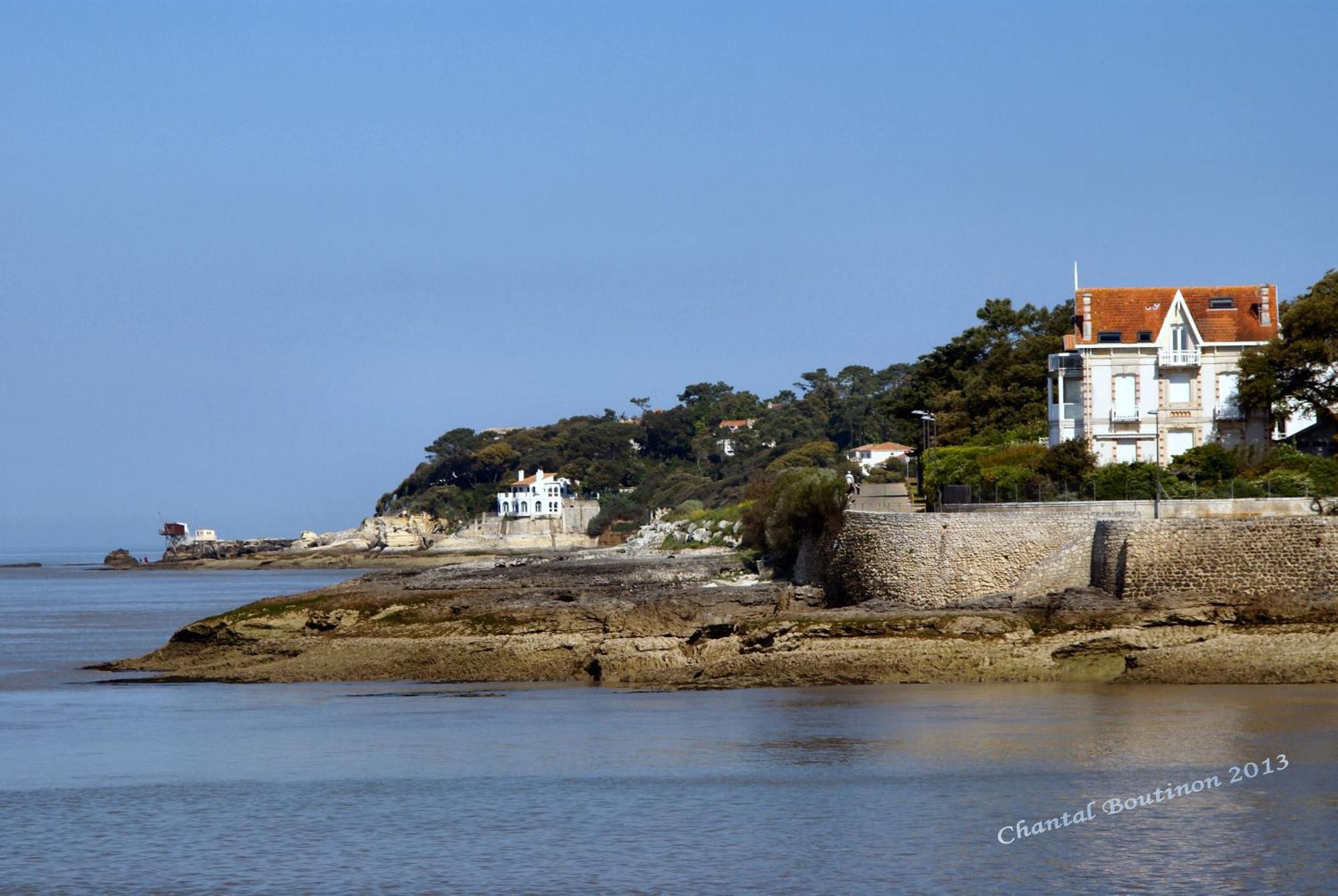 CHAMBRE D'HOTES Les Volets Bleus - VILLA L'OLIVIER côté mer Vaux-sur-Mer Exterior foto